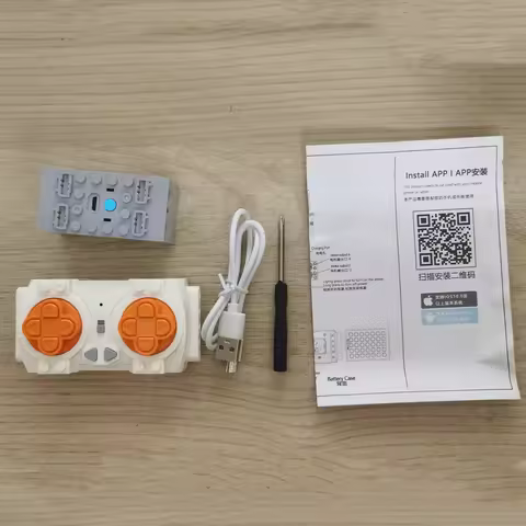 MOC APP Dual Remote Control Lithium Batterie 88004 88003 Technology Accessory Compatible With LEGO C