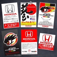 Honda Car Windshield Electrostatic Stickers Car Static Sticker Interior For City Jazz Freed Civic FD