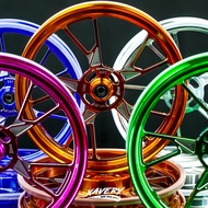 BOMX 1YC Inspired CNC Mags (5-Spoke) | Lightweight Alloy Tubeless Mags for Click, Beat, Mio, M3