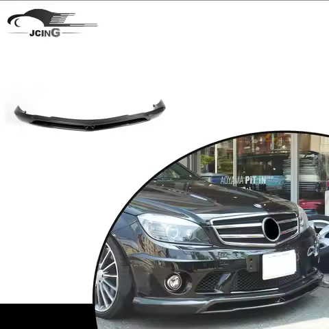 ATV&UTVCarbon Fiber W204 C63 Front Bumper Lip for Mercedes Benz W204 C63 C Style