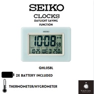 Authentic Seiko QHL058 Digital Wall and Table Clock