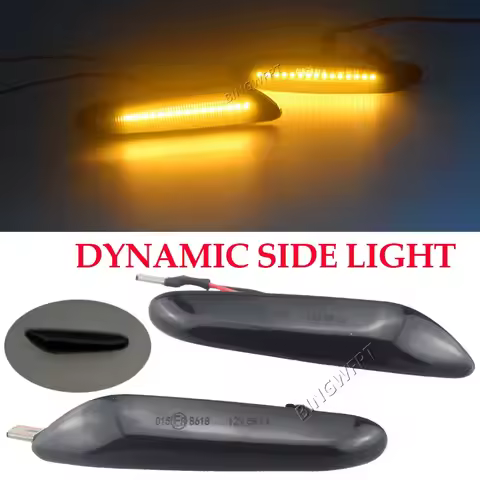 Dynamic Side Marker Indicator Blinker Lamp Signal Lamp For BMW E90 E91 E92 E93 E60 E87 E82 E46 Turn