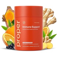 Proper, The Oranges Nutrient-Dense Superfood Powder for Immune Support & Gut Health - Elderberry, Vi