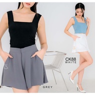 SEOLA - CK88 - Casual Crinkle Shorts