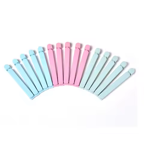 5-Pack Large Food Bag Sealing Clips Snack Closure Long Sealant Clips for Keeping Food Fresh