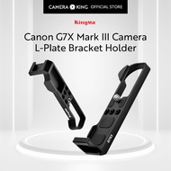 [KingMa] L-Plate Bracket | Holder for Canon G7X Mark III Camera - Compatible For Canon G7X Mark III 