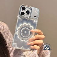 Luxury Magnetic Phantom Flower Phone Case For Samsung Galaxy A26 A25 A24 A23 M23 A22S A21S A17 A16 A