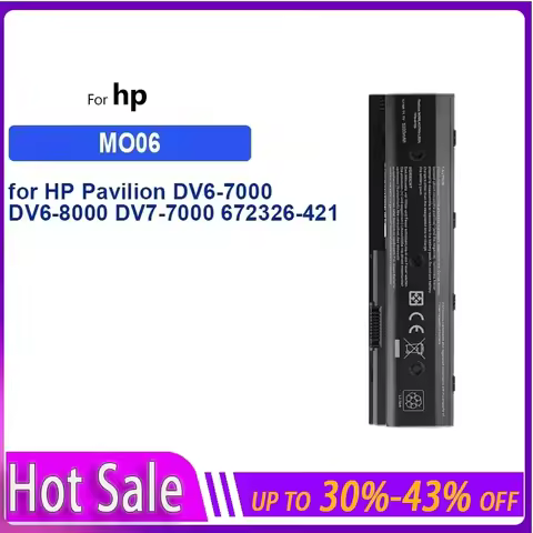 New 11.1V 62WH Laptop Battery MO06 HSTNN-LB3N For HP Pavilion DV4-5000 DV6-7002TX 5006TX DV7-7000 Ba