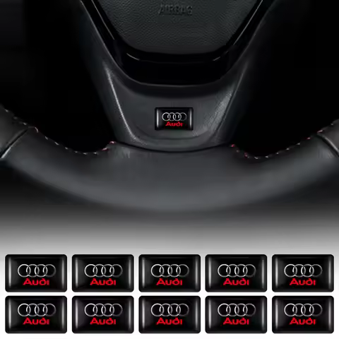 For Audi Sline TT RS S Quattro S3 S4 S5 S6 A3 A5 A4 A6 Q2 Q3 Q4 Q5 Q6 3D Expoy Car Interior Mini Bad