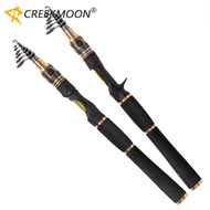 Telescopic Fishing Rod 6ft 7ft 8ft Spinning Medium M Power 1.8M/2.1M/2.4M Carbon Casting Rod Bc Travel Rods