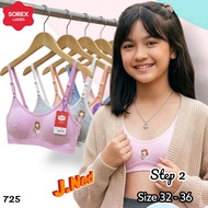 J725 Sorex Teen Bra Foam No Wire Cup A Size 32 - 36 Two Hooks