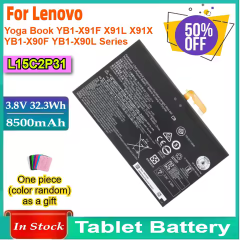 3.8V L15C2P31 Laptop Battery for Lenovo Yoga Book YB1-X91F X91L X91X YB1-X90F YB1-X90L Series Tablet