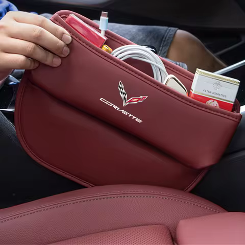 Car Seat Crevice Gaps Storage Seat Organizer Gap Slit Filler Holder for Corvette C1 C2 C3 C4 C5 C5 C