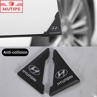 Hyundai 2Pcs Anti-scratch Car Door Corner PVC Stickers For Matrix Getz Accent I10 Elantra Sonata Acc