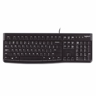 KEYBOARD (คีย์บอร์ด) LOGITECH K120 USB (BLACK)
