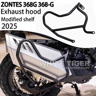 Fit ZONTES 2025 Motorcycle-specific Exhaust Guard Modified Muffler Guard Tail Rack Rear Shelf FOR ZO