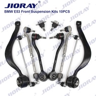 JIORAY Control Arm Ball Joint Stabilizer Link Tie Rod End Assembly Kits For BMW X5 Series E53 3.0d 3