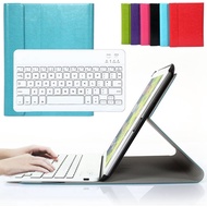 Besmall Ultra-Slim Removable Wireless Bluetooth Keyboard PU Folding Leather Folio Keyboard Case Cover For Apple ipad 2/3