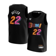 [ORIGINAL] Jimmy Butler Miami Heat Jersey #22 BLACK CITY - Swingman Basketball T-Shirt Tshirt Top Co
