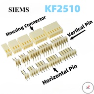 WOW KF2510 Connector 2.54mm Pitch 2/3/4/5/6/7/8Pin housing + straight needle /curved needle KF-2510 