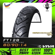 TAYAR VIVA TUBELESS TYRE FT128 80/90-14