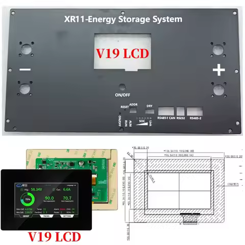 JBD BMS XR BMS Battery Case Panel Energy Storage BMS Panel