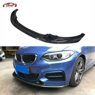 Carbon Fiber Car Front Bumper Lip Chin Spoiler Apron for BMW 2 Series F22 220i 228i 235i M235i M tec