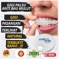 Snap On Smile Venner White Perapi Gigi Atas &amp; Bawah Gigi Palsu Terlari