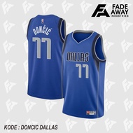 DONCIC 77 DALLAS BLUE BASKETBALL JERSEY
