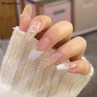 Fitow French 3D Line Nail Art Stiers Press On Nails Decals DIY - 60-100 pcs FE