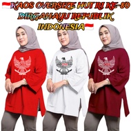 MERAH 17An Clothes, Latest Merdeka Paskibra Outfit for Women, Red and White Indonesian Clothing, Aug