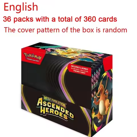 360PCS Pokemon MEGA EVOLUTION Perfect Order Scarlet Violet Prismatic Evolutions English Booster Batt