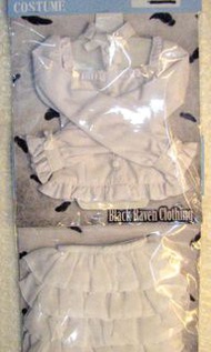 AZONE 50CM DOLL COSTUME OBITSU 50CM VMF 50CM angle phillian 50CM 3分娃用 BLACK RAVEN COLTHING  白色裙套裝未開新