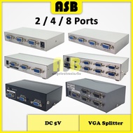 VGA Splitter ( 2 Ports / 4 Ports / 8 Ports )