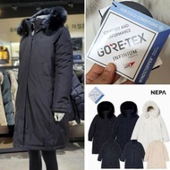 GORE-TEX羽絨💢全智賢同款  韓國 NEPA 羽絨  中長版  女裝  羽絨 Black / Ivory / Navy   4-in-1  一衣4穿  羽絨+外套   90%鵝絨 保暖  Gor