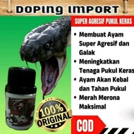 MY - Black Cobra Doping Ayam Aduan Terbaik Asli Original Import  Pil 25 kapsul