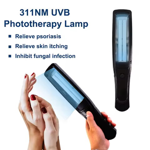 311nm Ultraviolet Phototherapy Instrument use UVB Lamp UV for Vitiligo Psoriasis White Spots Skin Di