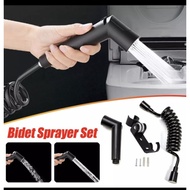 Minimalist BLACK Bidet Jet Shower JS92 - shower wash on off toilet F6A