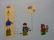 LEGO Creator 31051 twn262 twn363 Man & Child 淨人仔2隻 Minifig only (全新 相機和魚)
