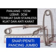 SNAP STAINLESS BITING FISHING SNAP JUMBO STAINLESS FISHING PIN LARGE FISHING PIN LARGE SNAP
