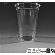 COMBO of 50 PET plastic cups 500ml FI 93, FI98, DWARF PET 500ml UKP THICK WITH DIRECT LID (THICK TYP