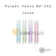 Joyko Vokus BP-342 0.7mm Pastel Pen - 0.7mm Black Ball Pen