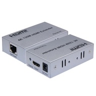 4k 100M HDMI Extender 120m Via Cat5e Cat6 Rj45 Ethernet Cable Video Transmitter and Receiver for Cam