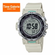 Casio Pro Trek PRW-35-7DR Solar Powered 10ATM White Bio-based Resin Band Digital Men Watch