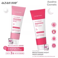 [BPOM] Azarine Active Bright - Brightening Night | Day Cream Moisturizer 20gr -with NIACINAMIDE 2% + ARBUTIN 1% + PANTHENOL (VIT B5) - Pelembab Wajah