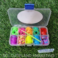 DIY - 10 Different Color Colours Loom Bands Family Game Creative Game Rainbow Loom Band DIY Tali Tan