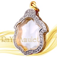 กรอบพระสำเร็จรูป งานจิวเวลรี่ทองอิตาลี ทรงแม่ทัพพ่อแดง (ขนาดหน้ากระจก 2.8x3.3 cm.) รหัส 8810