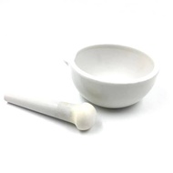 Mortar stamper diameter 13cm/mortar Pestle Porcelain/mortar alu