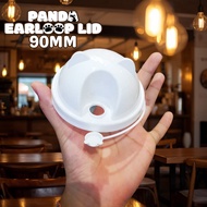 90mm Panda Lids for 12oz/16oz/22oz 90mm PP Injection Cup & Paper Cup (50 pcs)