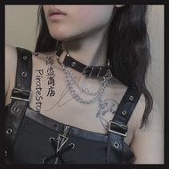 Bondage Love Belt - Dark Gothic Choker Set